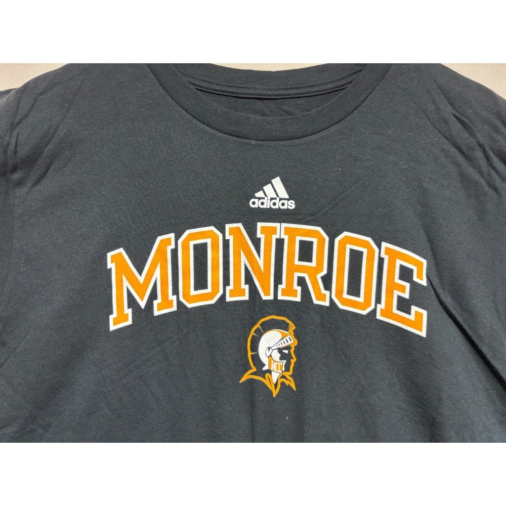 Monroe‎ Shirt Mustangs Football Adidas Men's Black Team Graphic New Size XXL